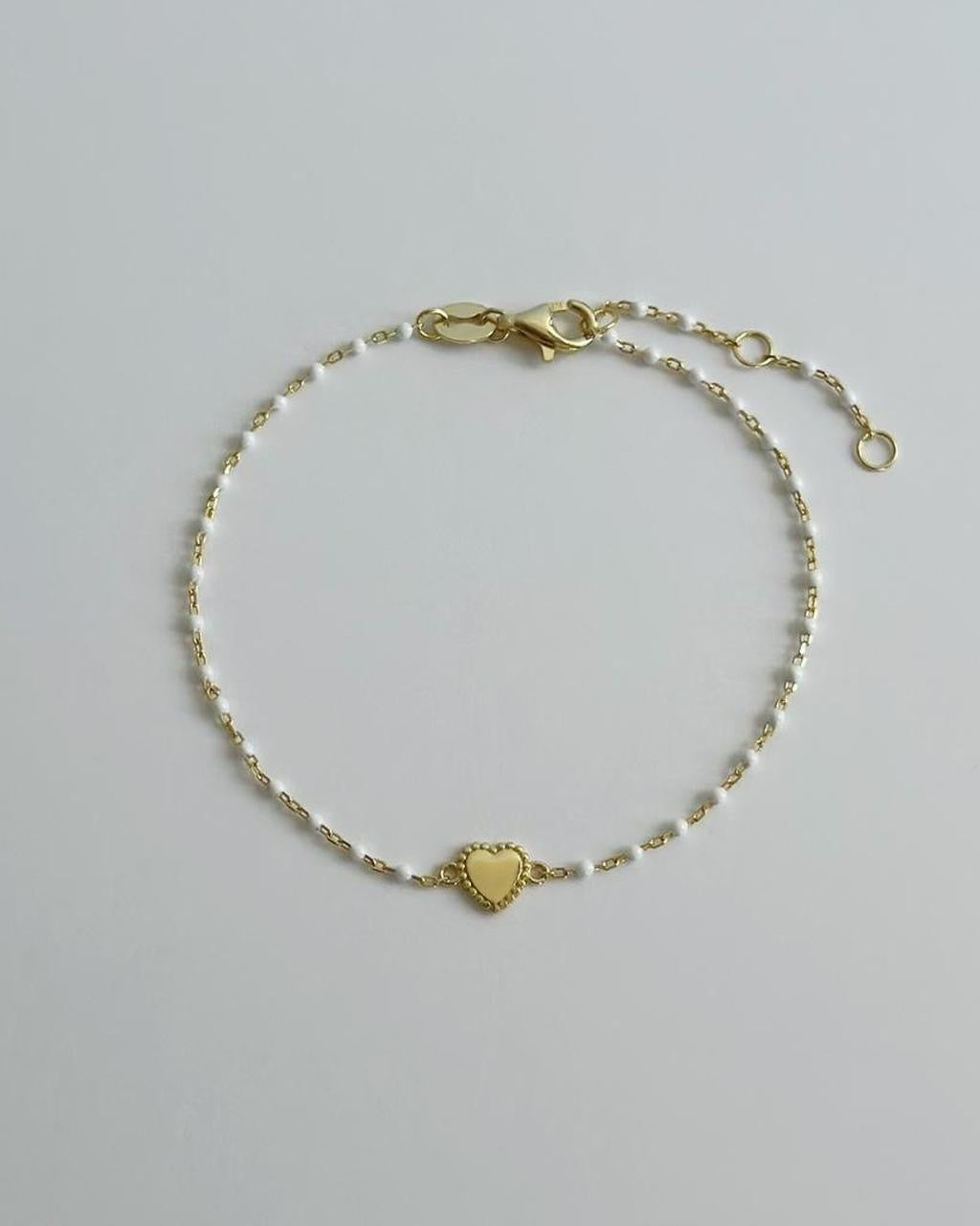 Heart Enamel Bracelet
