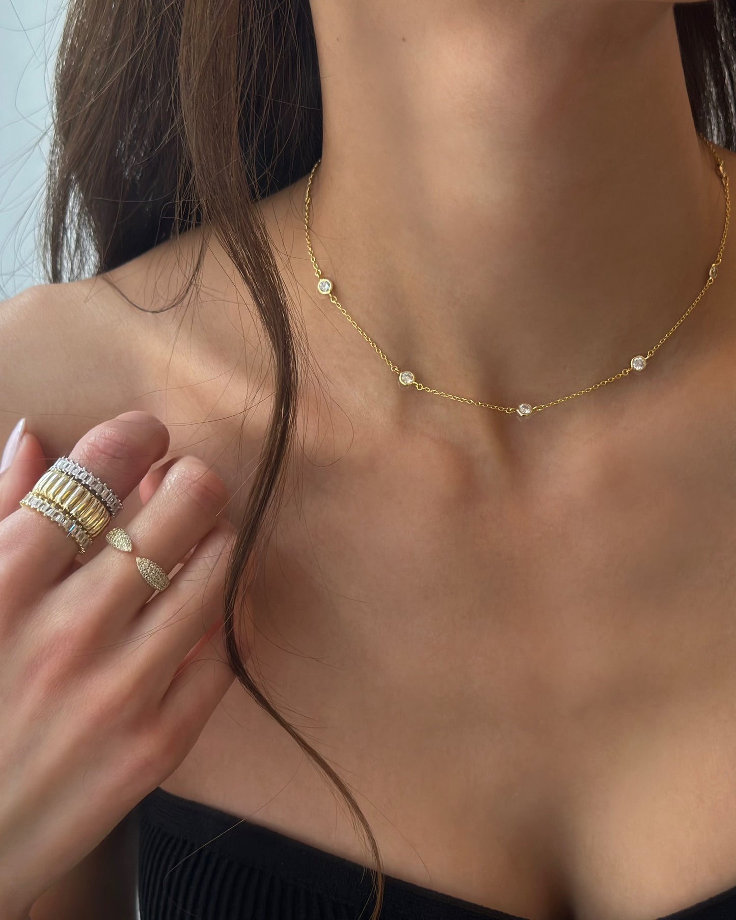 Gem By Yard Necklace