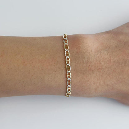 Twotone mariner bracelet