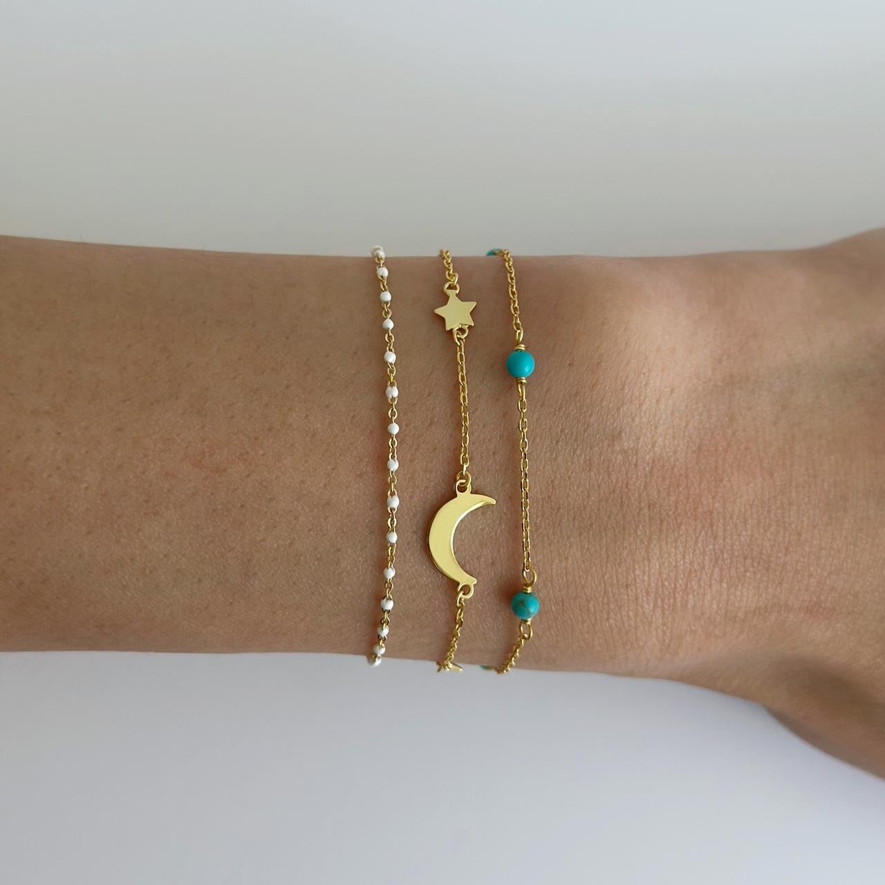 Turquoise Bead Bracelet