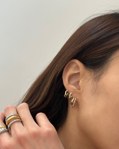 Two Tone Bubble Studs