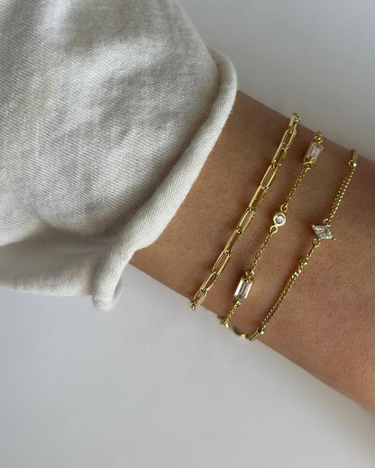 Bar Gem Bracelet