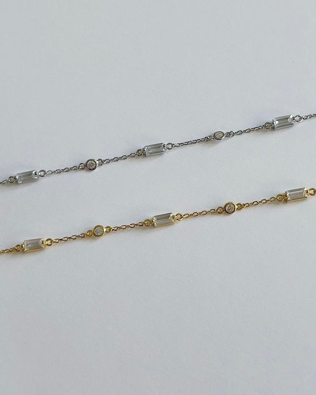 Bar Gem Bracelet