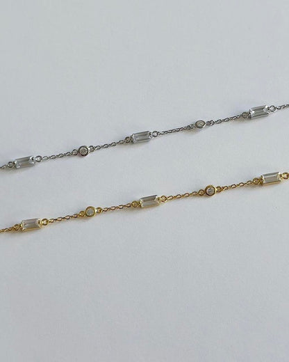 Bar Gem Bracelet