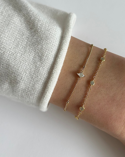 Diamond Gem Bracelet