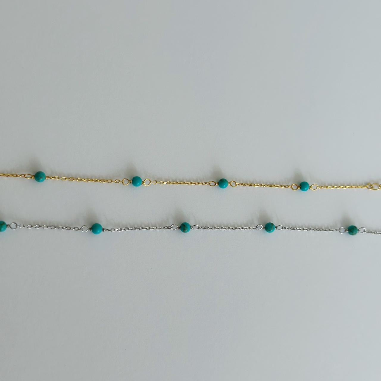 Turquoise Bead Bracelet