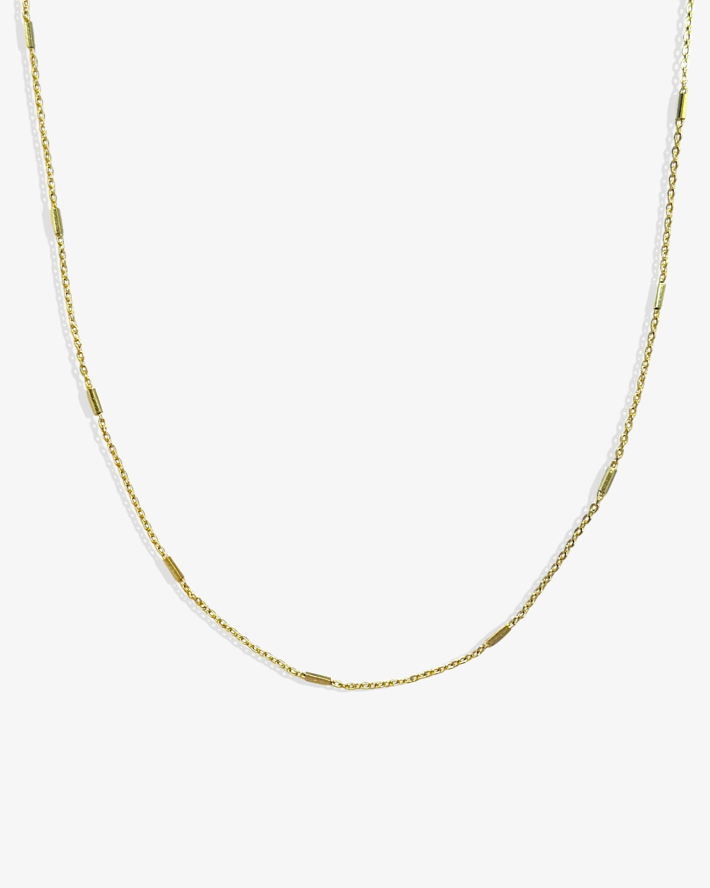 Flat Bead Necklace