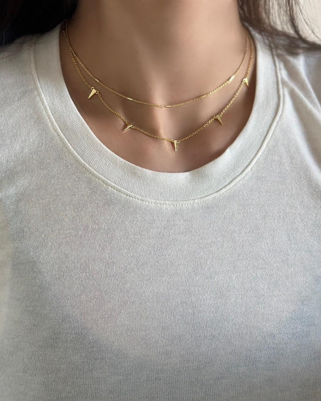Flat Bead Necklace