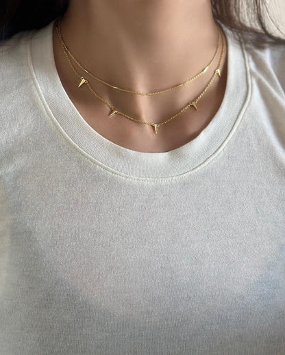 Flat Bead Necklace