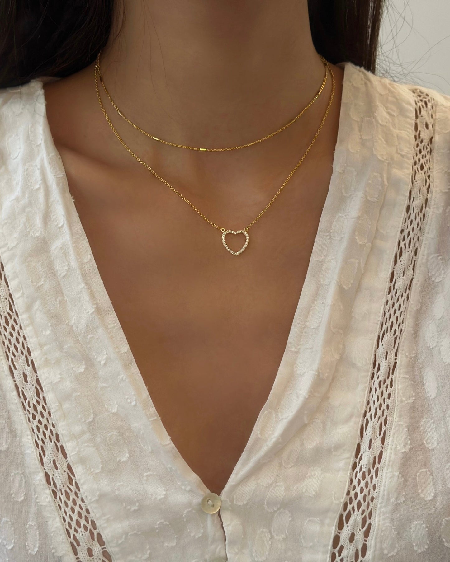 Flat Bead Necklace