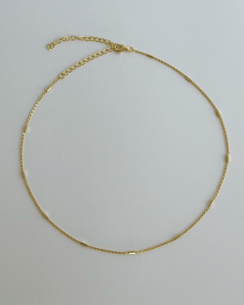 Flat Bead Necklace