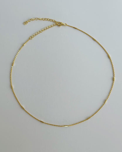 Flat Bead Necklace