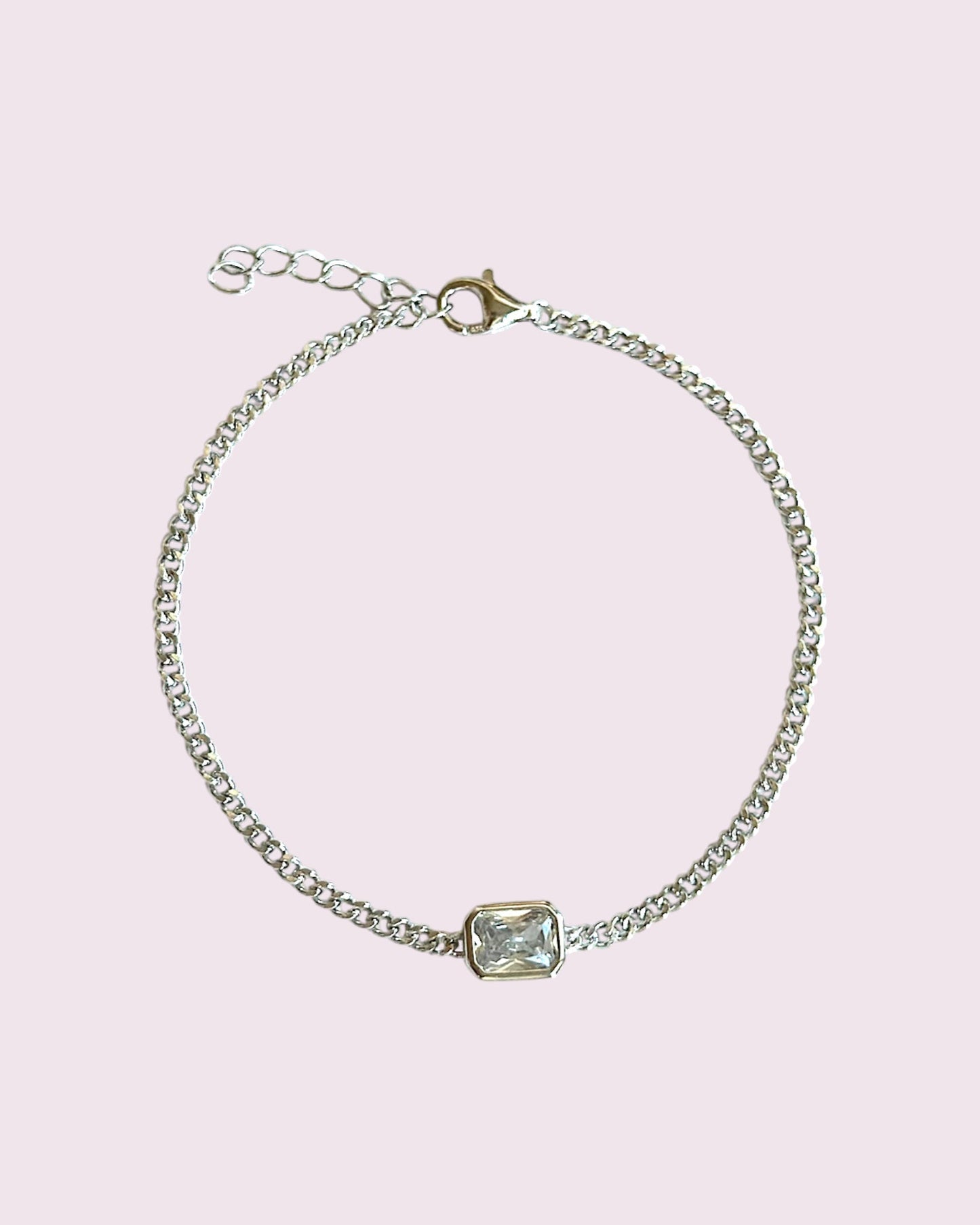Gem Curb Bracelet