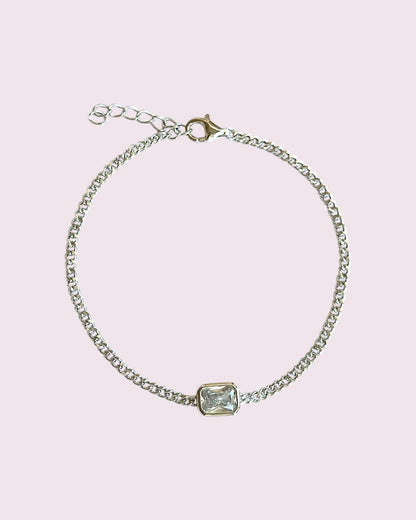 Gem Curb Bracelet