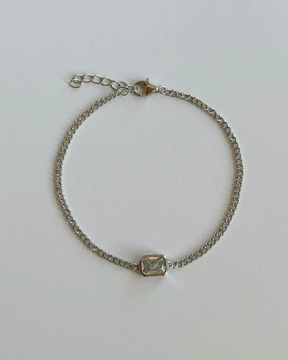 Gem Curb Bracelet