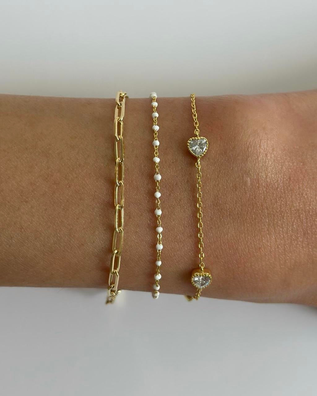 Gem Heart Bracelet