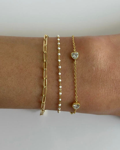 Gem Heart Bracelet
