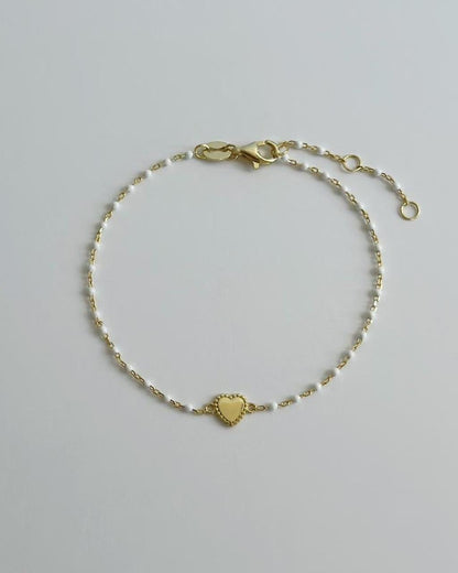 Heart Enamel Bracelet