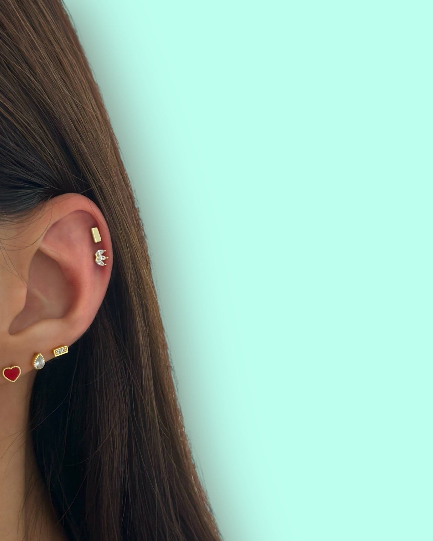 Heart Studs