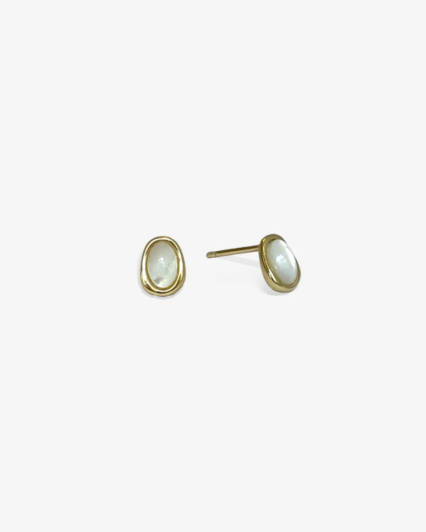 Moonstone Studs