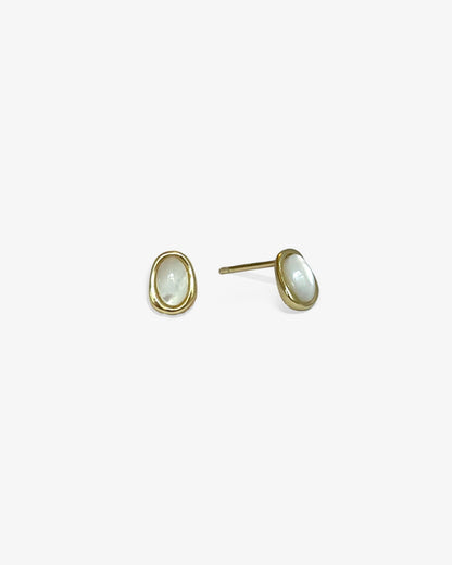 Moonstone Studs