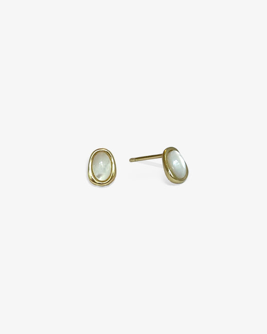 Moonstone Studs