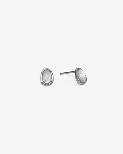 Moonstone Studs