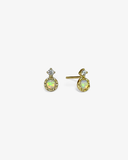 Opal Detail Drop Studs