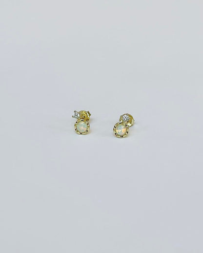 Opal Detail Drop Studs