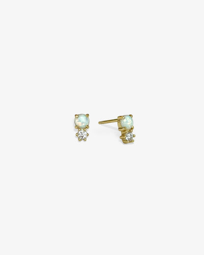 Opal Drop Studs