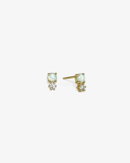 Opal Drop Studs