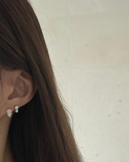 Opal Drop Studs