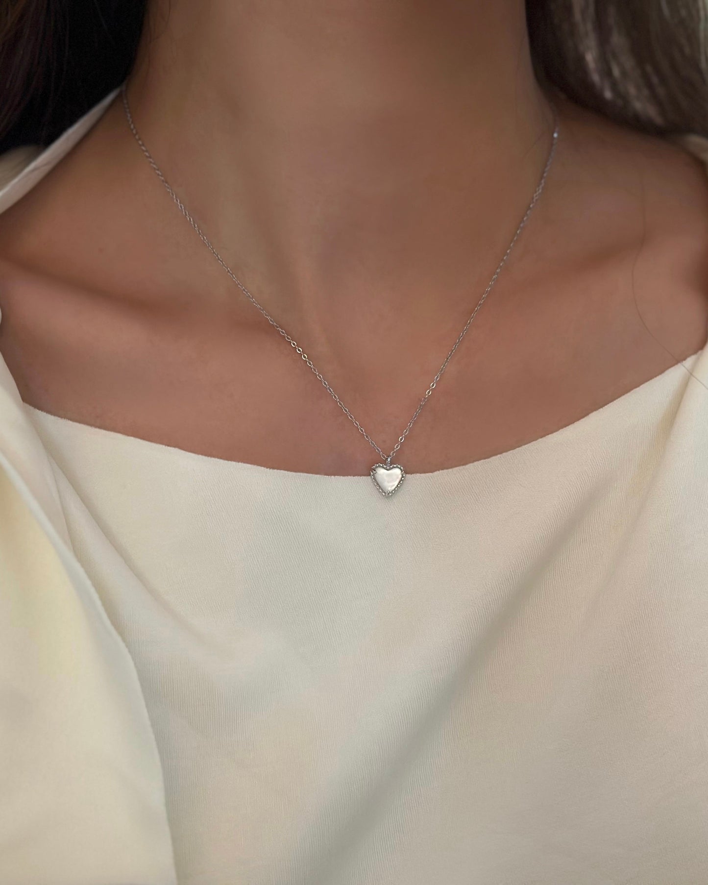 Pearl Heart Necklace