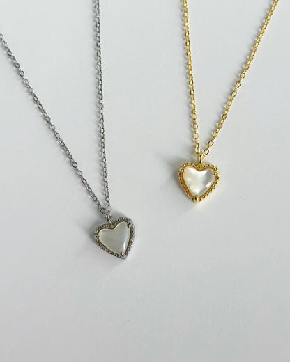 Pearl Heart Necklace