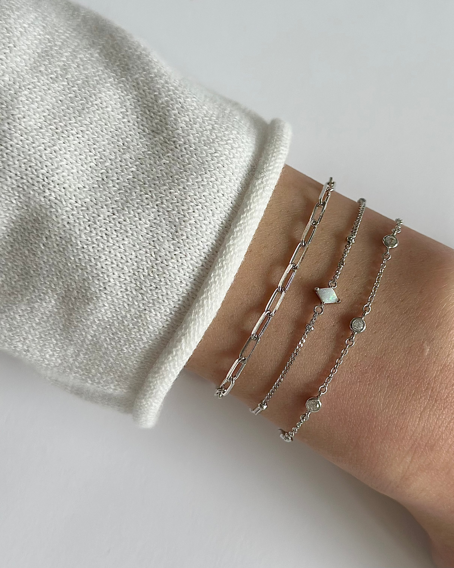 Diamond Opal Bracelet