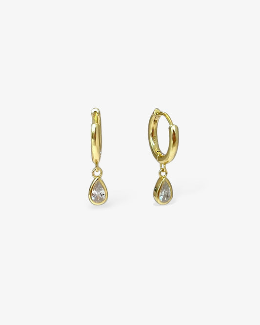 Teardrop Hoops