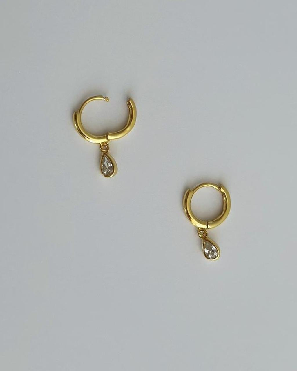 Teardrop Hoops