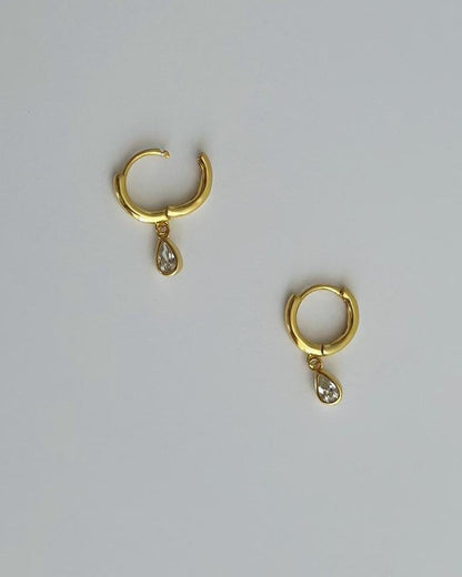 Teardrop Hoops