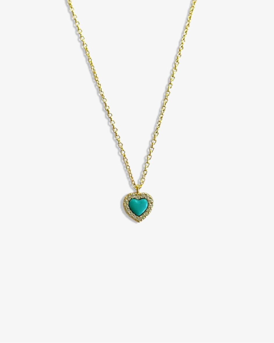 Turquoise Heart Necklace