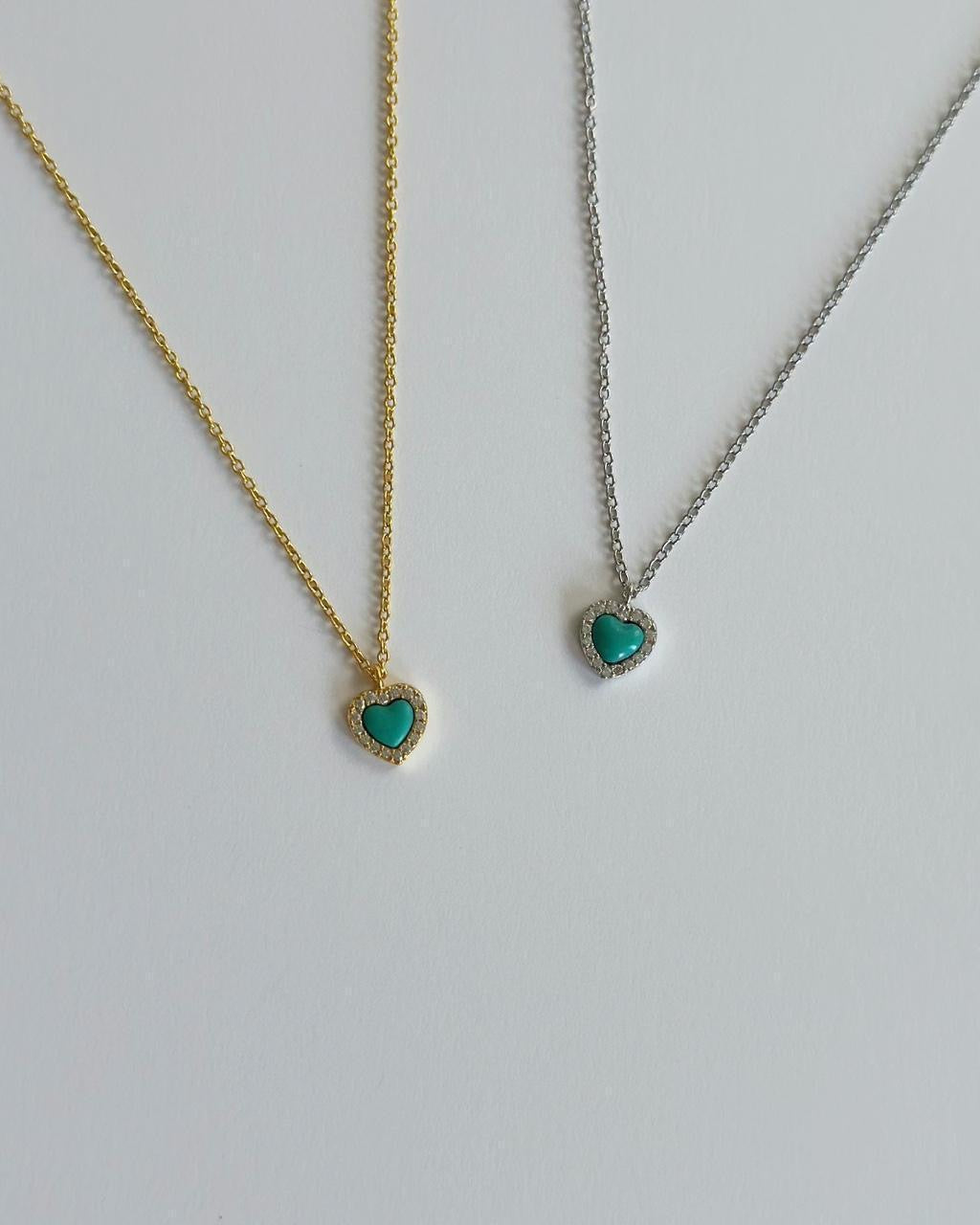 Turquoise Heart Necklace