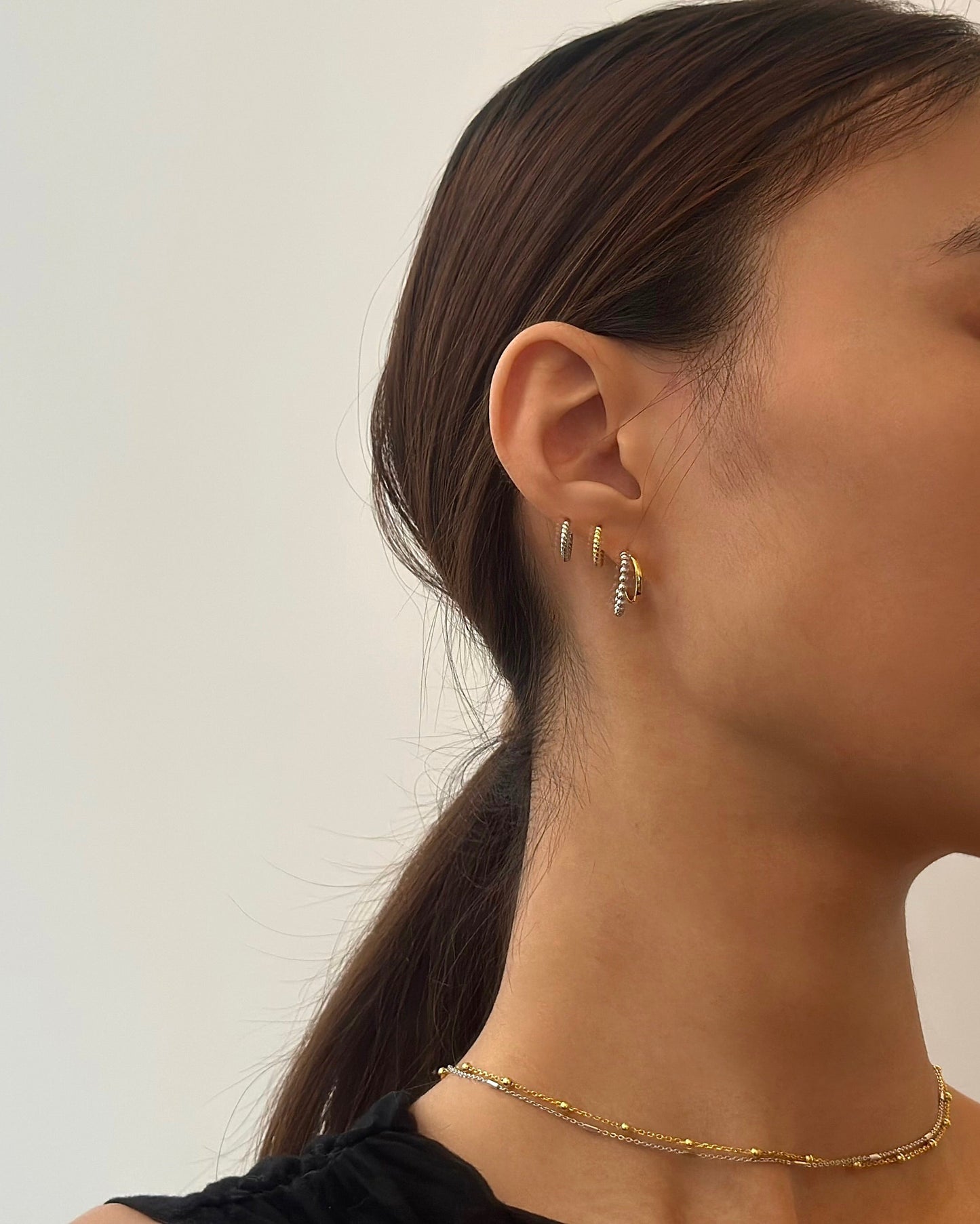 Two Tone Bubble Studs