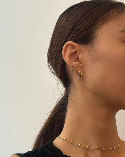 Two Tone Bubble Studs