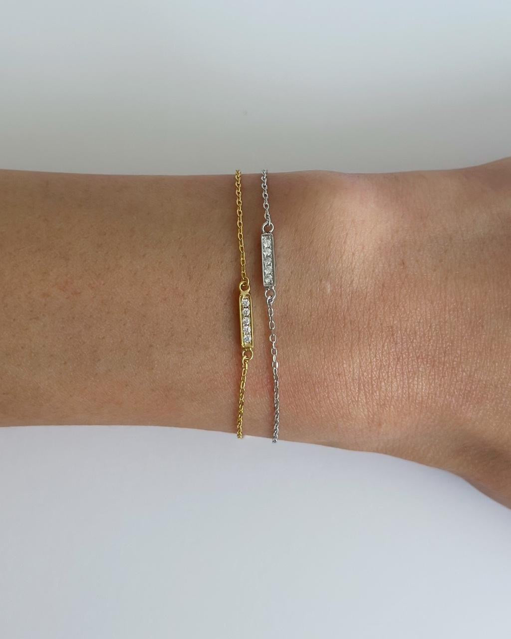 Pave Bar Bracelet