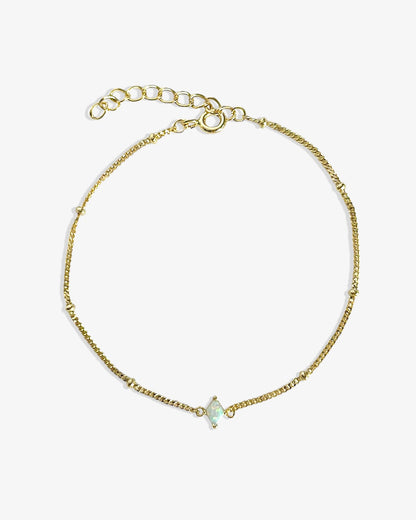 Diamond Opal Bracelet