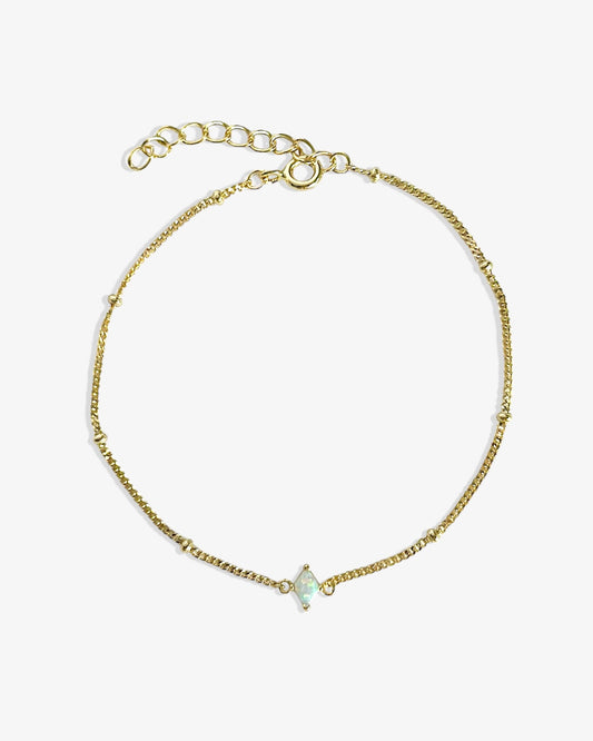 Diamond Opal Bracelet