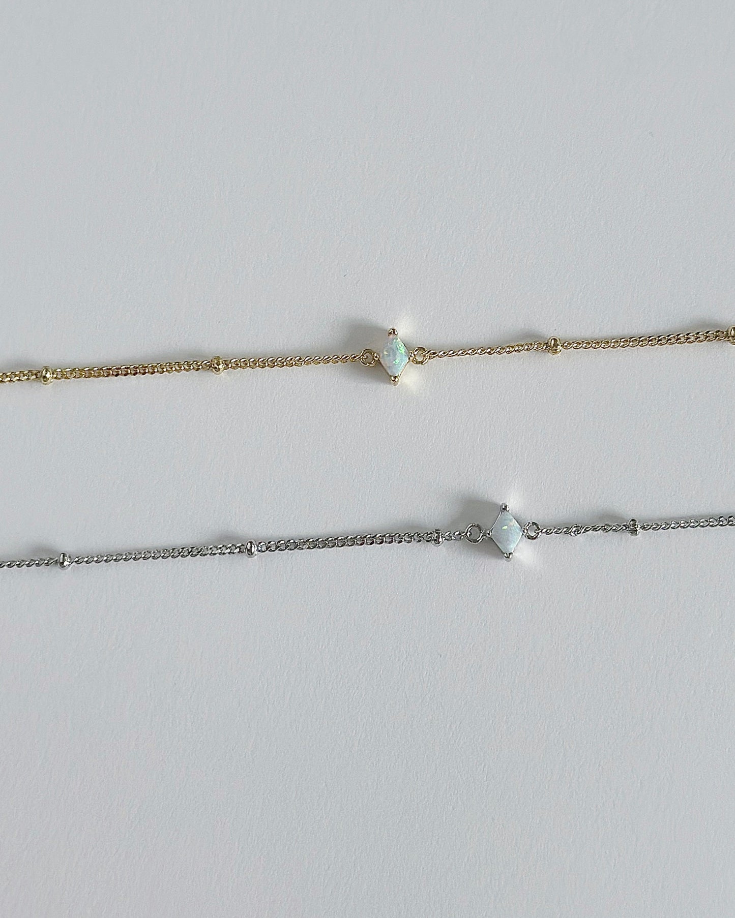 Diamond Opal Bracelet