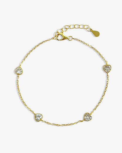 Gem Heart Bracelet