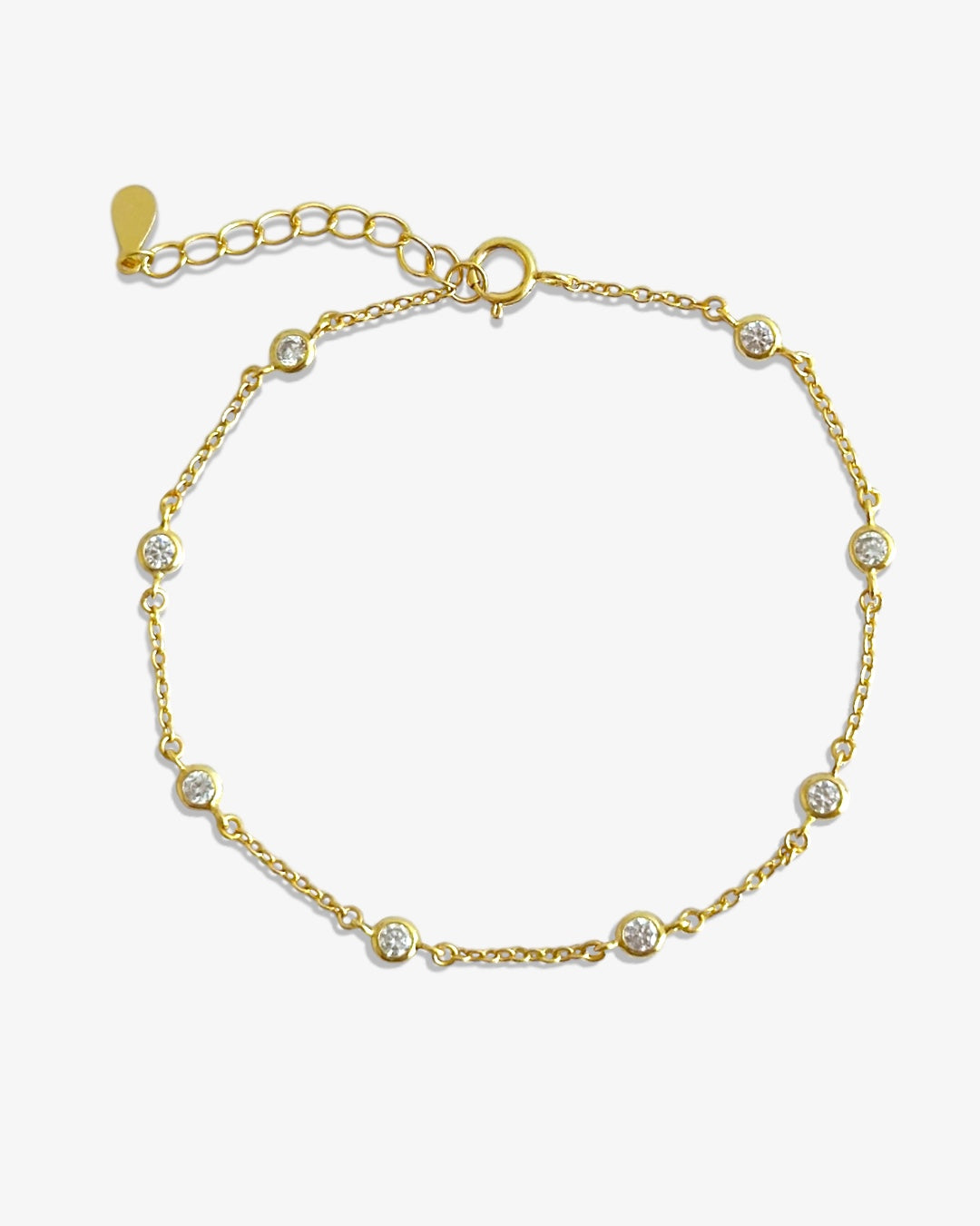 Drop Gem Stone Bracelet