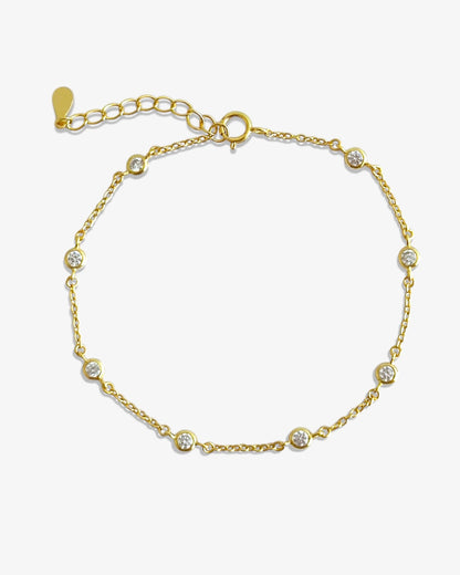 Drop Gem Stone Bracelet