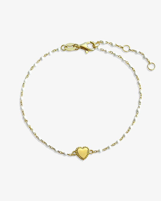 Heart Enamel Bracelet